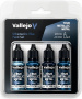 Vallejo: 77.263 - True Metallic Metal - Ultramarine Blue Paint Set (4)